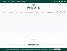 Tablet Screenshot of nuxe.si